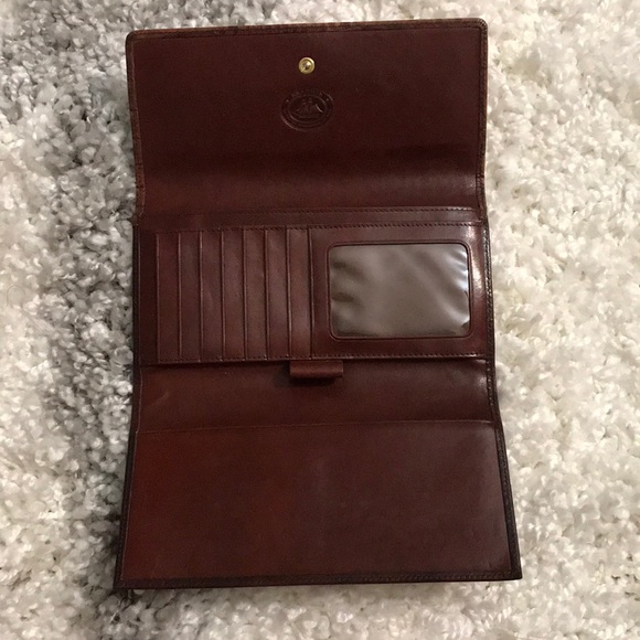 Vintage Brahmin croc embossed handbag and wallet - Picture 8 of 8